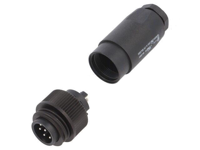 Connector: rond; stekker; 692,693,RD24; mannelijk; PIN: 7; 10A; IP67 Connector: rond; stekker; 692,693,RD24; mannelijk; PIN: 7; 10A; IP67